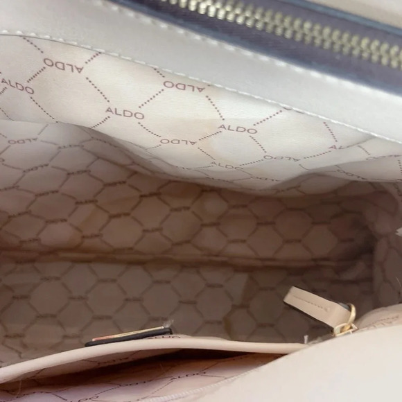 Aldo Retriever Tote Bag Faux Leather Camel  Color - Picture 14 of 16